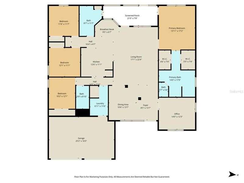 2D floor plan layout of this home in , Dunnellon, FL (Image 4).