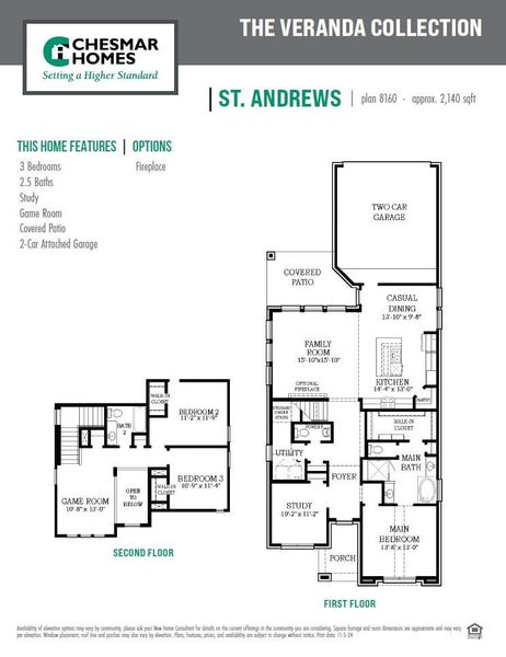 St. Andrews Floorplan