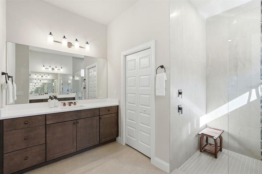 Furnished interior view inside a new home in , Palm Coast (Image 65).