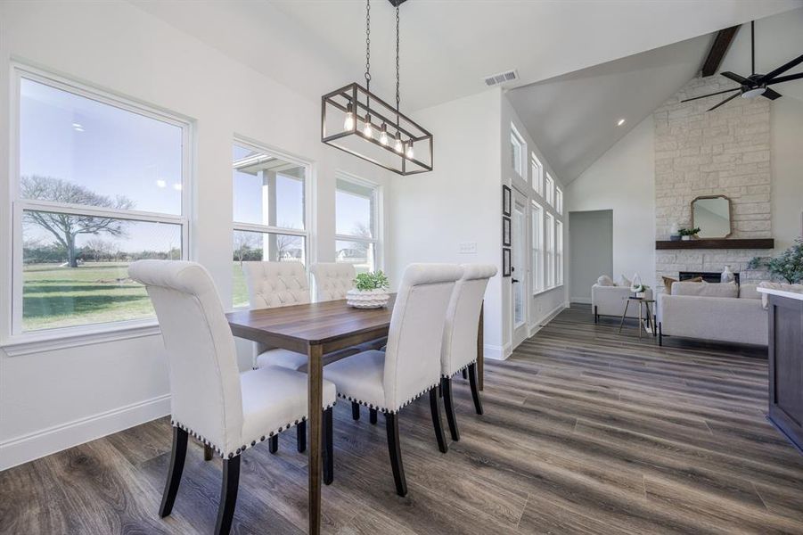 Furnished interior view inside a new home in , Farmersville (Image 11).
