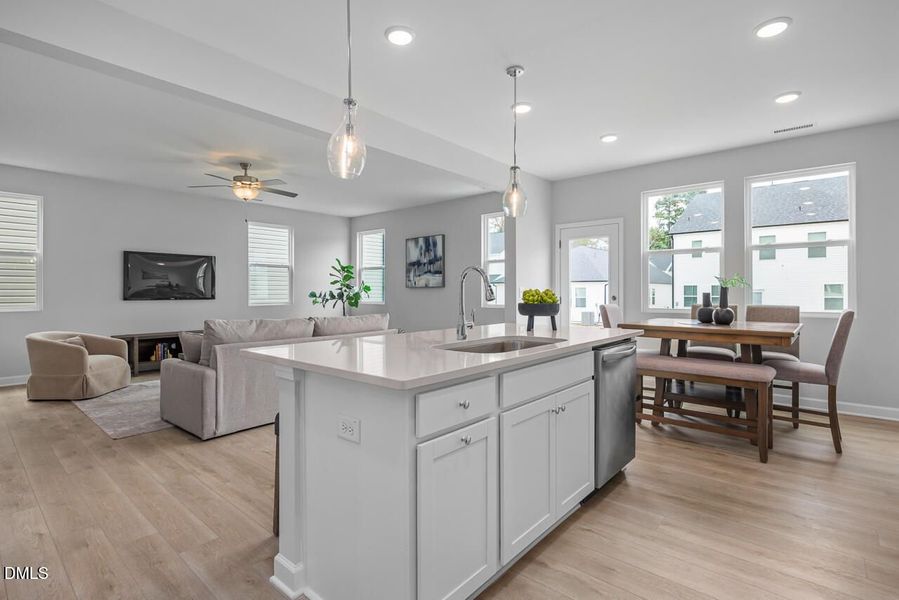 Furnished interior view inside a new home in Gregory Village, Lillington (Image 5).