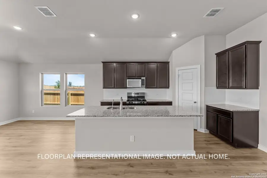 Furnished interior view inside a new home in Jordan's Ranch, San Antonio (Image 11).