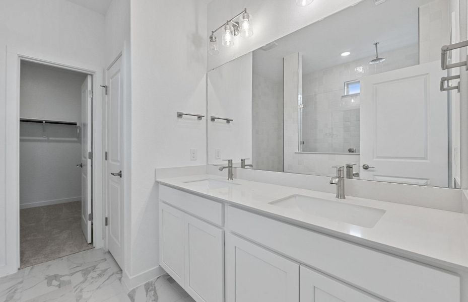 Furnished interior view inside a new home in Wolf Ranch, Georgetown (Image 6).