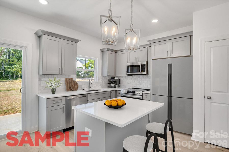 Furnished interior view inside a new home in , Kannapolis (Image 19).