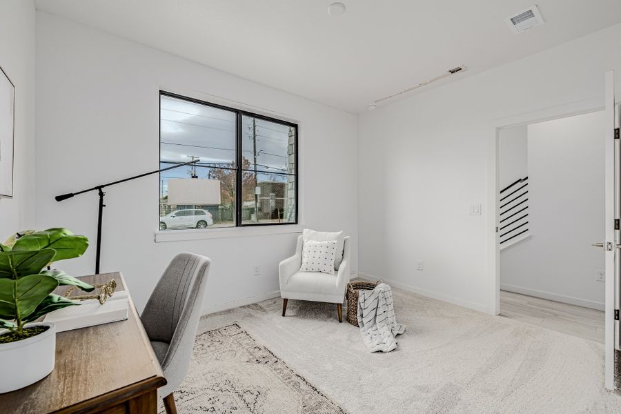 Furnished interior view inside a new home in The Hub at Virginia Village, Denver (Image 30).
