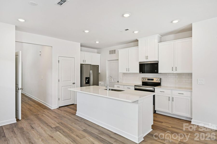 Furnished interior view inside a new home in Walnut Reserve, Conover (Image 6). Furnished interior view inside a new home in Walnut Reserve, Conover (Image 6).