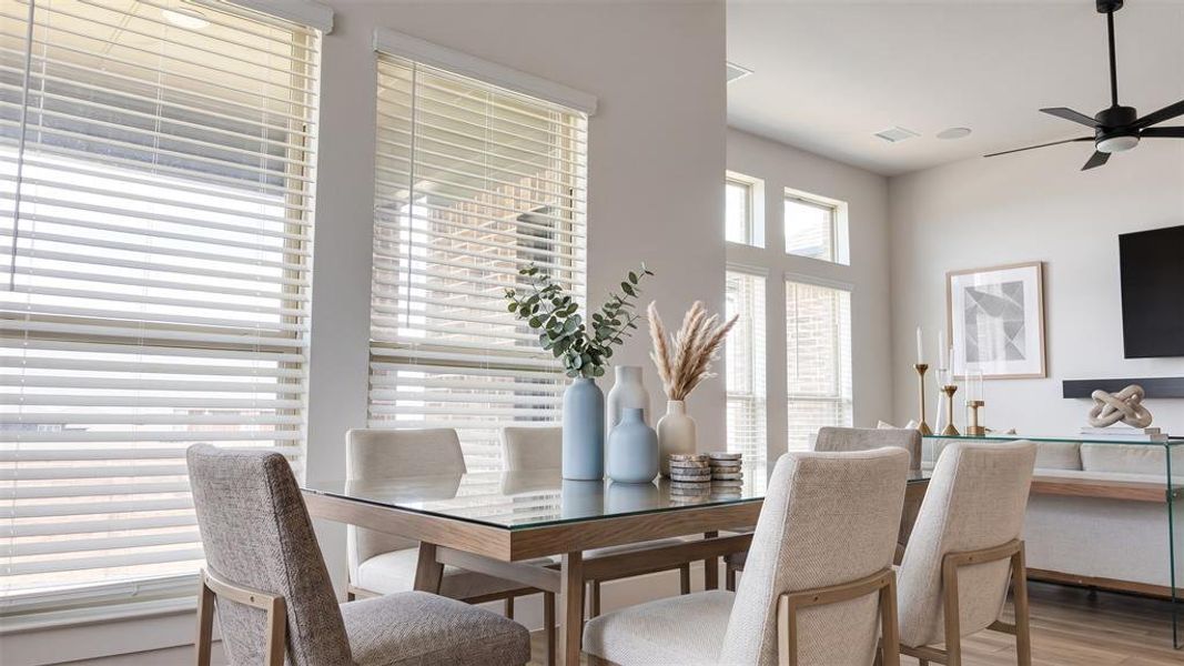 Furnished interior view inside a new home in , Midlothian (Image 7).