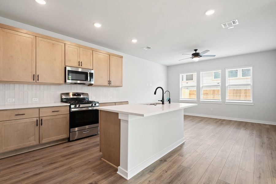 Furnished interior view inside a new home in Union Collection at Park Central, Georgetown (Image 15).