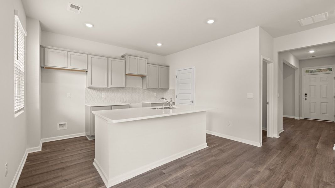 Representative furnished interior of a home built from the Penwell by D.R. Horton in Locust Grove Station - Cedar Ridge, Locust Grove (Image 8).