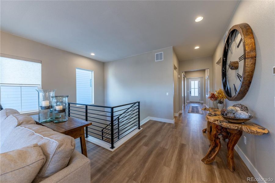 Furnished interior view inside a new home in Gallery at The Canyons, Castle Pines (Image 27). Furnished interior view inside a new home in Gallery at The Canyons, Castle Pines (Image 27).