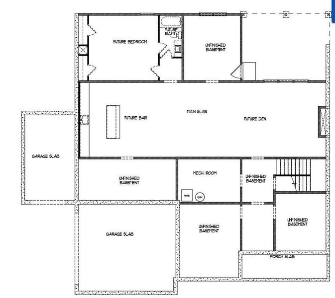2D floor plan layout of this home in , Cumming, GA (Image 4).
