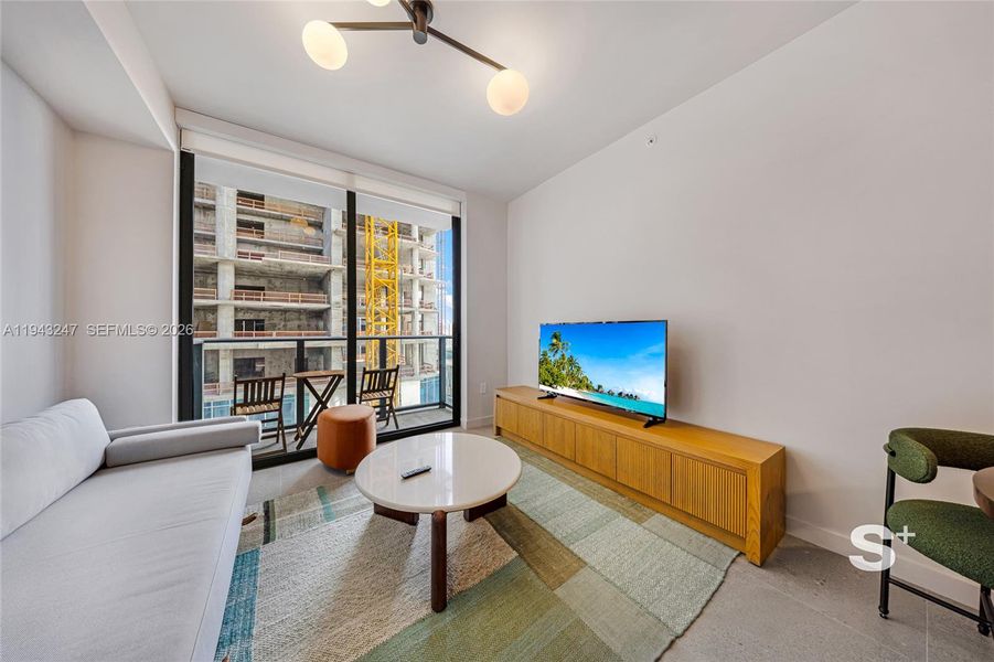 Furnished interior view inside a new home in , Miami (Image 5).