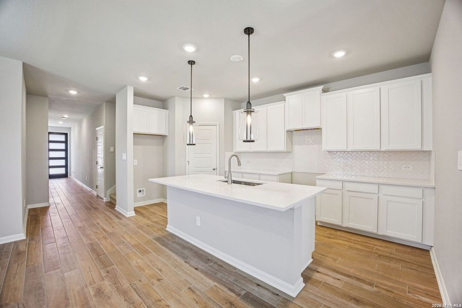 Furnished interior view inside a new home in Kallison Ranch, San Antonio (Image 14).