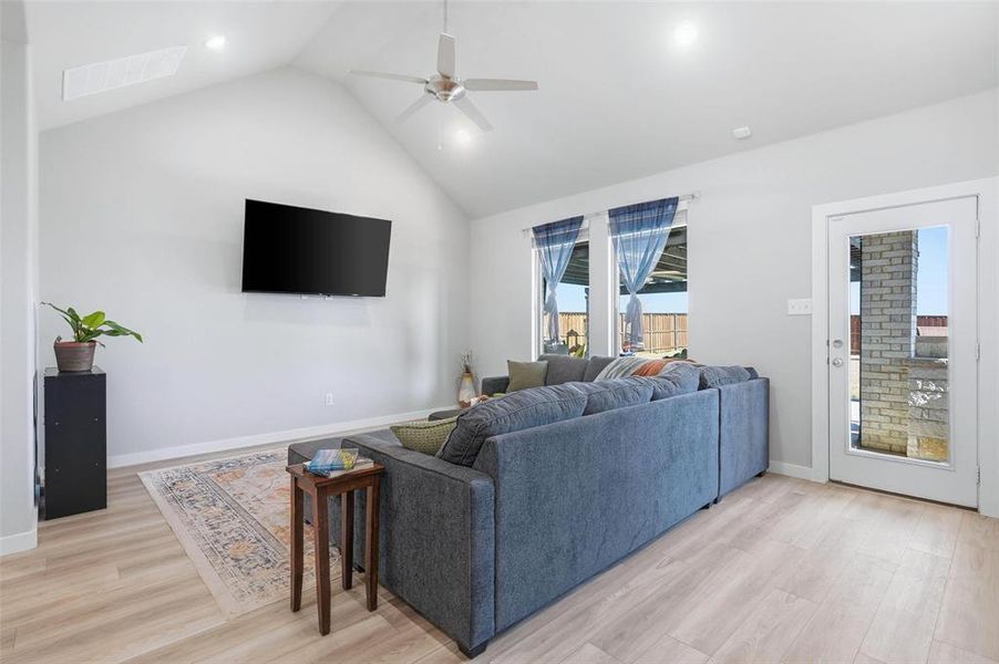Furnished interior view inside a new home in Ventana, Fort Worth (Image 13). Furnished interior view inside a new home in Ventana, Fort Worth (Image 13).