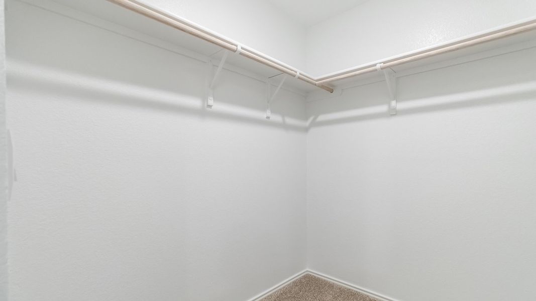 Representative unfurnished interior of a home built from the The Juniper by D.R. Horton in Palomino, Manor (Image 18).