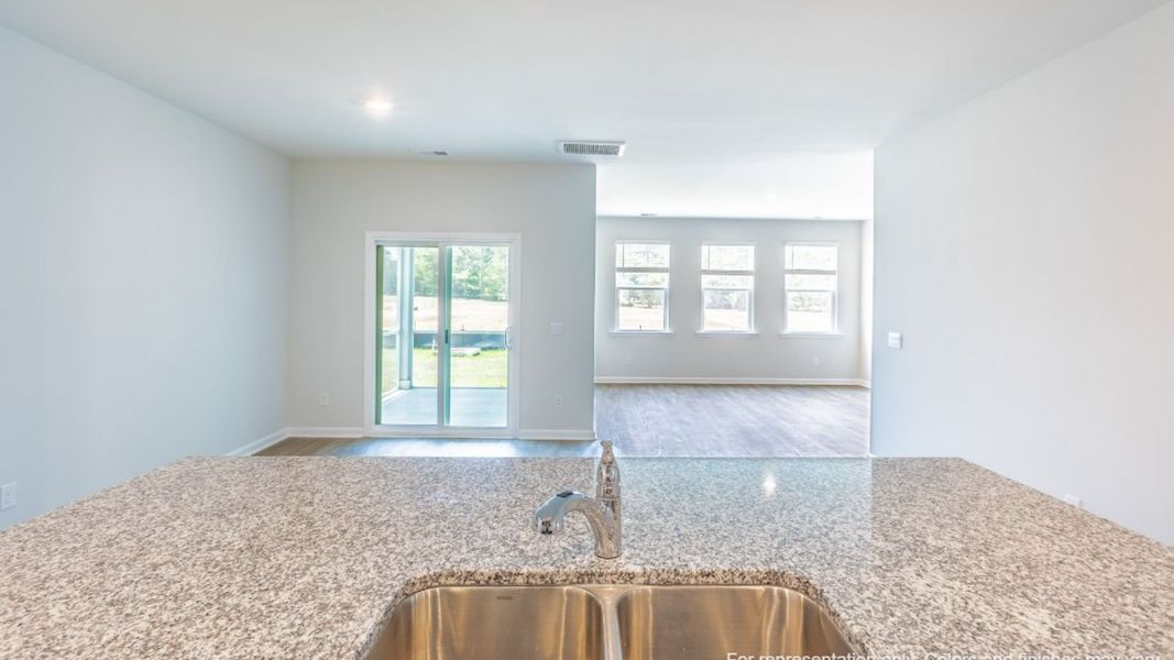 Representative unfurnished interior of a home built from the ARCHER by D.R. Horton in Rivers Reach, Yemassee (Image 14).