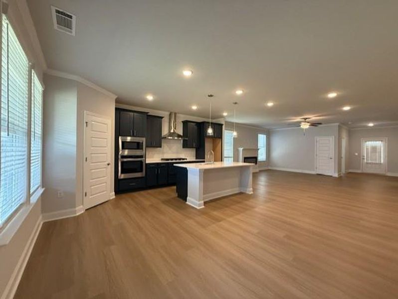 Furnished interior view inside a new home in Cooper's Walk, Loganville (Image 9). Furnished interior view inside a new home in Cooper's Walk, Loganville (Image 9).