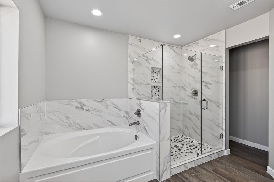 Furnished interior view inside a new home in , Cleveland (Image 12).