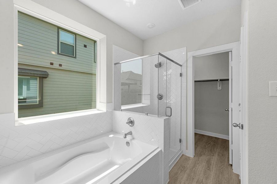 Furnished interior view inside a new home in Lexington Heights, Willis (Image 6).