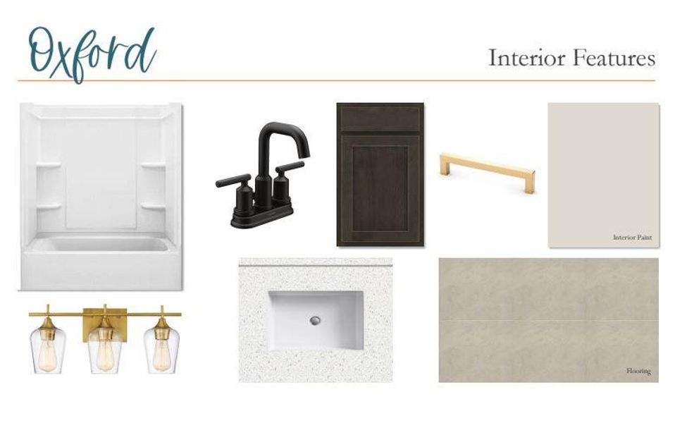 Sample of building materials used in homes in The Homestead at Lariat, Liberty Hill (Image 19).