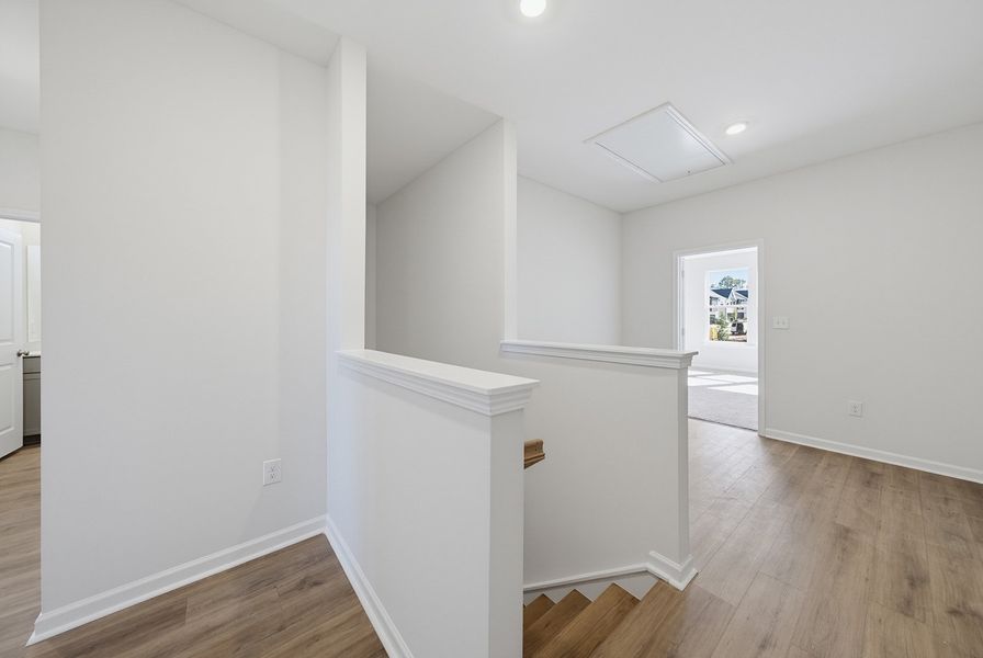 Spacious, unfurnished interior of a new home in Sweetbrier, Durham (Image 17). Spacious, unfurnished interior of a new home in Sweetbrier, Durham (Image 17).