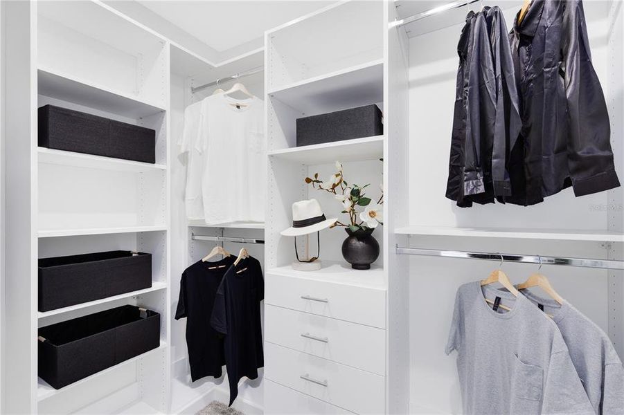 Furnished interior view inside a new home in EverBe, Orlando (Image 28).