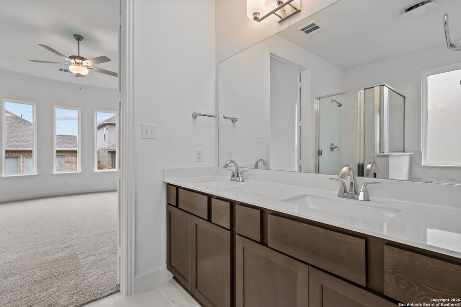 Furnished interior view inside a new home in Veramendi, New Braunfels (Image 13).