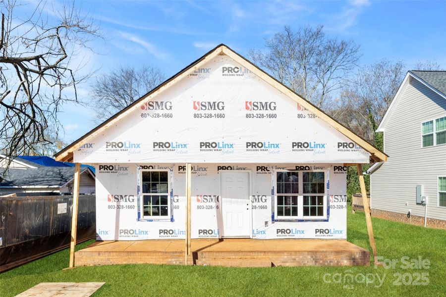 In-progress construction of a new home in , Rock Hill, SC (Image 5).