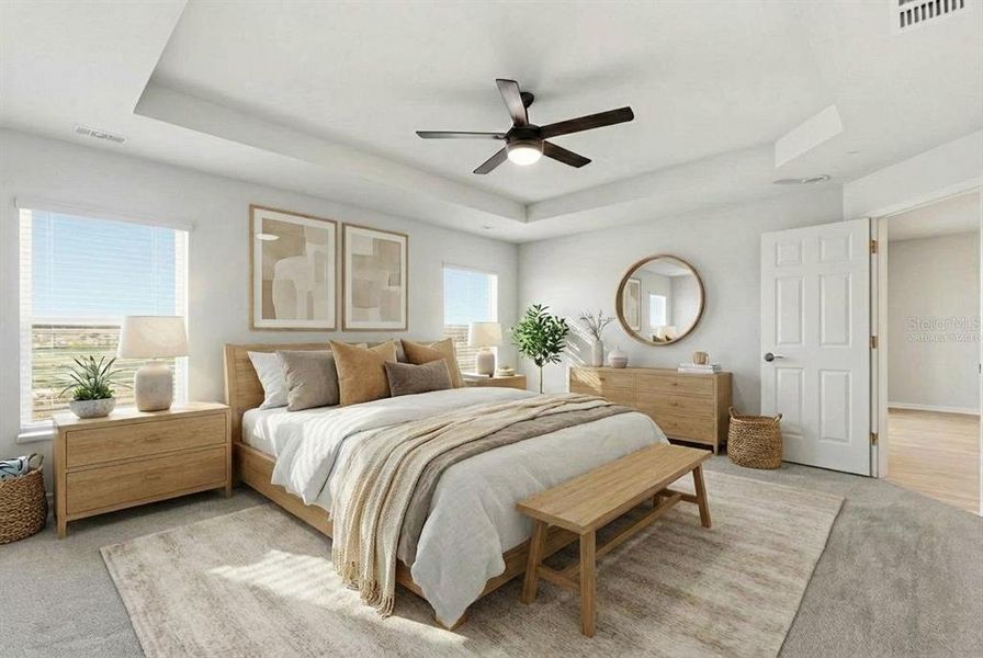 Furnished interior view inside a new home in , Davenport (Image 15).