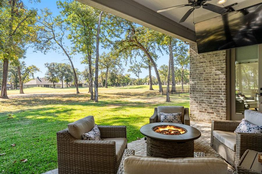 Fabulous view of the 15th fairway Fabulous view of the 15th fairway