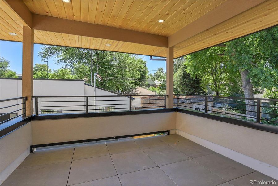 Exterior details and patio area of a home in , Denver (Image 1).