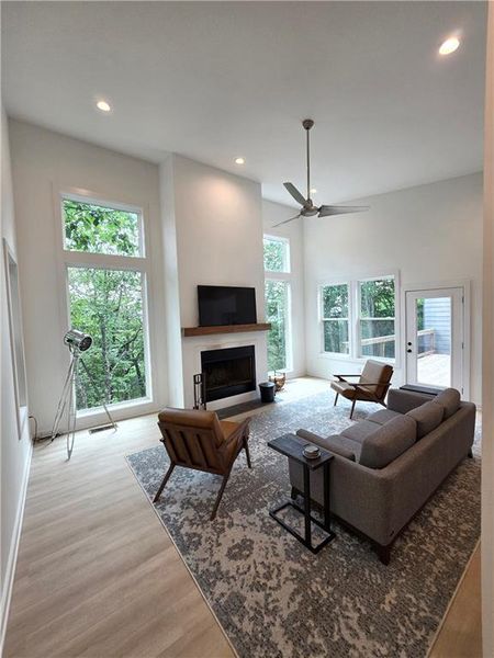 Furnished interior view inside a new home in , Ellijay (Image 12).