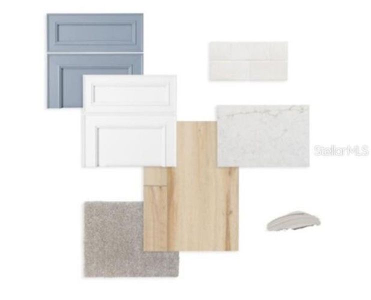 Sample of building materials used in homes in Lakeside at Satilla, St. Cloud (Image 7). Sample of building materials used in homes in Lakeside at Satilla, St. Cloud (Image 7).