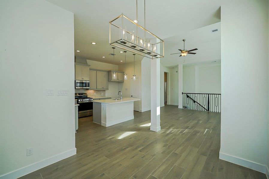 Furnished interior view inside a new home in , Cypress (Image 4).