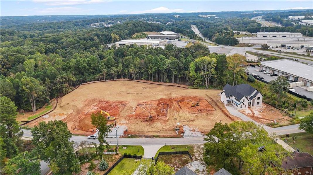 Site preparation for new homesites in , Suwanee (Image 40).