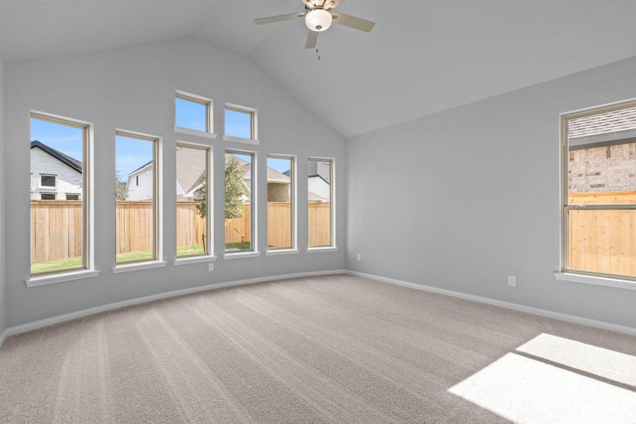 Spacious, unfurnished interior of a new home in Bridgeland 55', Cypress (Image 25).