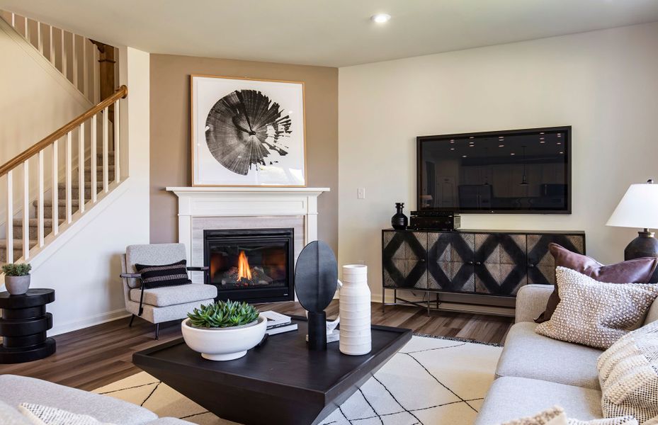 Furnished interior view inside a new home in Forest Creek, Waxhaw (Image 3). Furnished interior view inside a new home in Forest Creek, Waxhaw (Image 3).