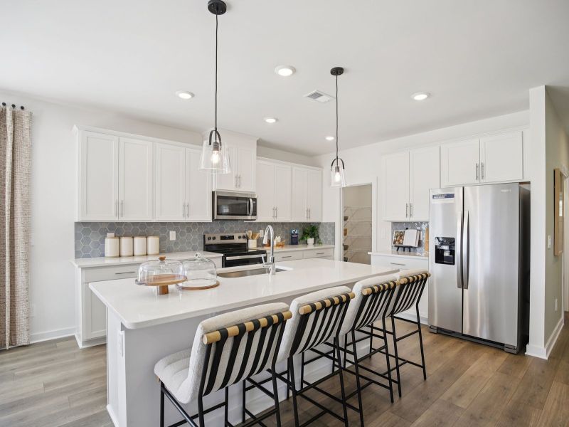 Furnished interior view inside a new home in River Ridge, Clarksville (Image 4).