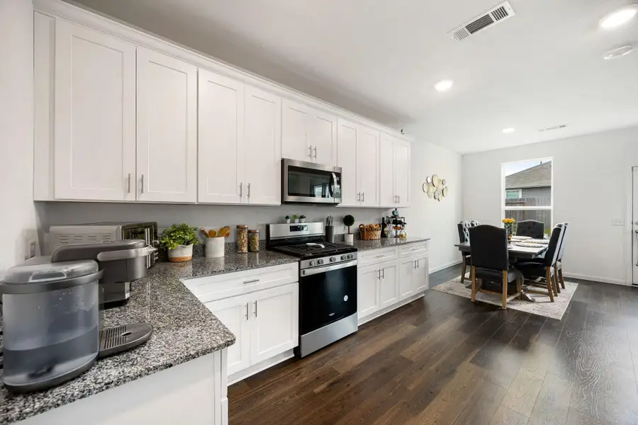 Furnished interior view inside a new home in Decker Farms, Magnolia (Image 7). Furnished interior view inside a new home in Decker Farms, Magnolia (Image 7).