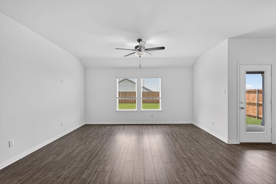 Spacious, unfurnished interior of a new home in River Ridge, Crandall (Image 12). Spacious, unfurnished interior of a new home in River Ridge, Crandall (Image 12).