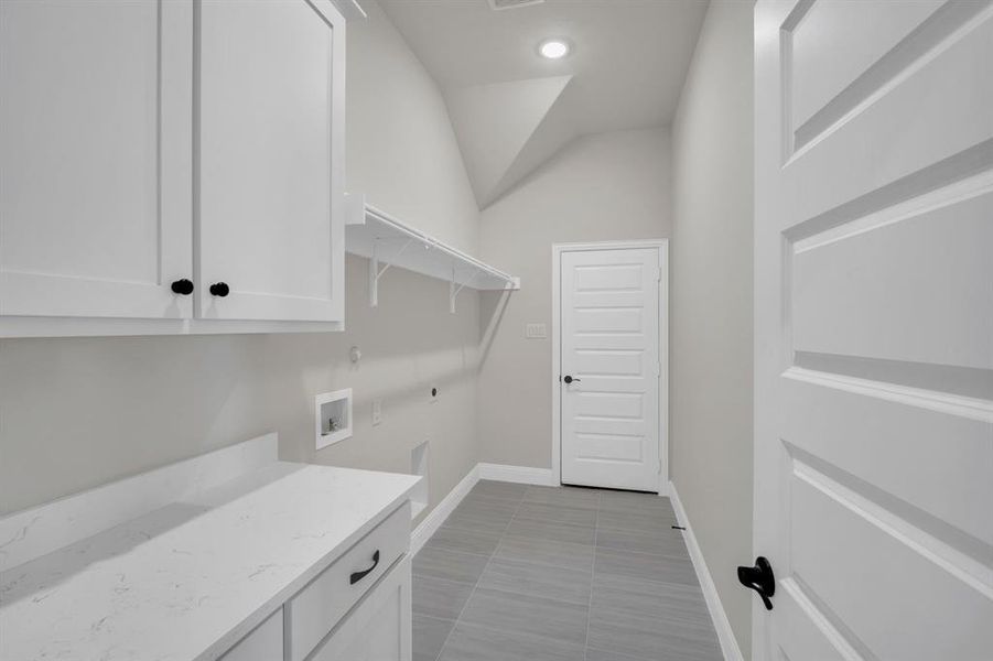 Separate oversized laundry room
