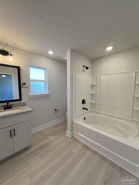 Furnished interior view inside a new home in Allison Acres, Cantonment (Image 7). Furnished interior view inside a new home in Allison Acres, Cantonment (Image 7).