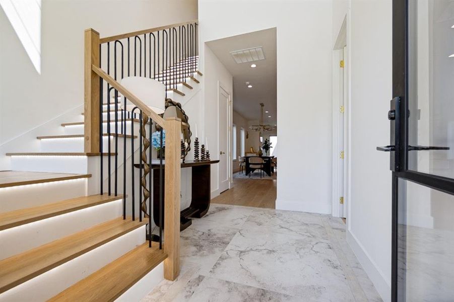 Furnished interior view inside a new home in , Dallas (Image 6).