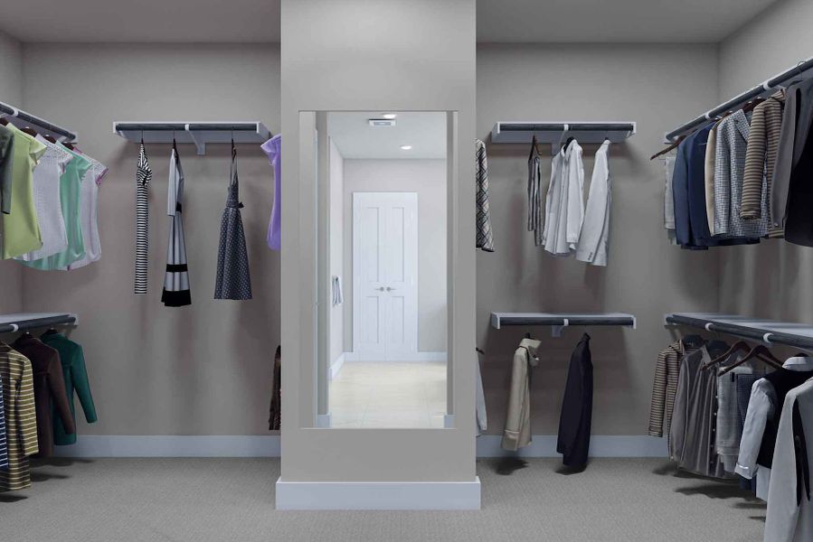 Representative furnished interior of a home built from the Marsala by Tri Pointe Homes in Legacy Grove, Montgomery (Image 15).