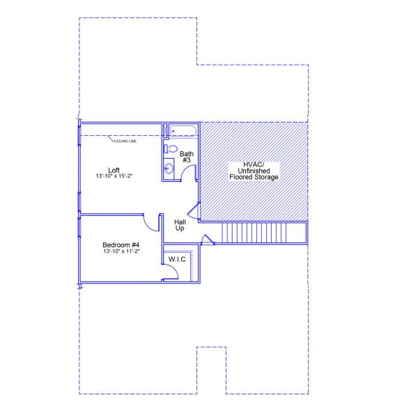 2D floor plan layout of this home in Grand Park, Leland, NC (Image 4). 2D floor plan layout of this home in Grand Park, Leland, NC (Image 4).