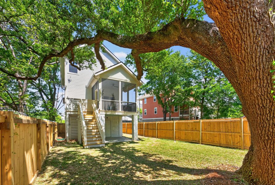 Exterior details and patio area of a home in , North Charleston (Image 24).