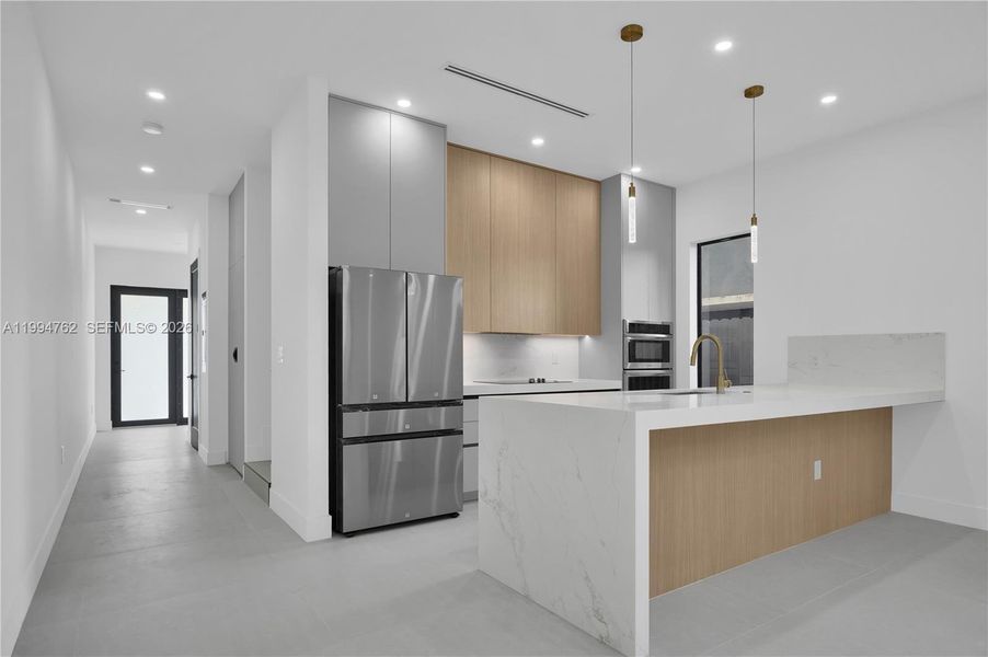 Furnished interior view inside a new home in , Miami (Image 5).