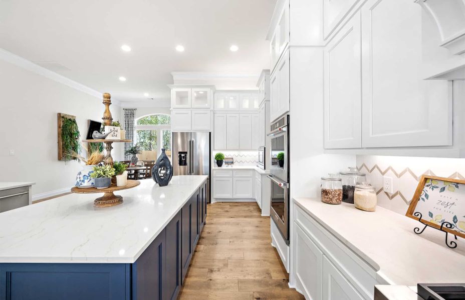 Furnished interior view inside a new home in Artavia 70′, Conroe (Image 13).