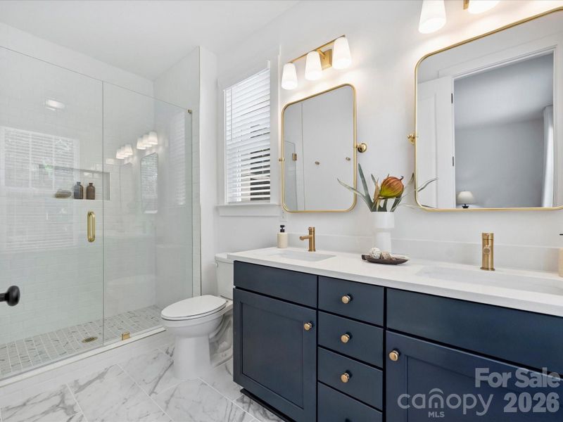 Furnished interior view inside a new home in , Charlotte (Image 17).