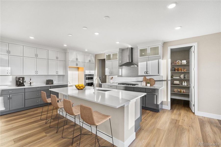 Furnished interior view inside a new home in Stargaze at Solstice, Littleton (Image 8).